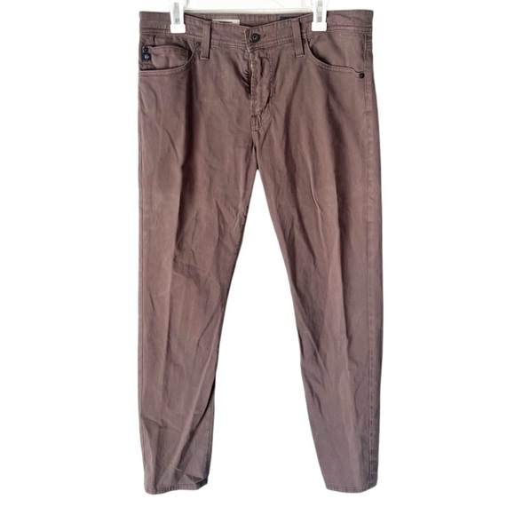 Adriano Goldschmeid Pants Men's 33x32 The Graduate Tailored Leg Brown - Picture 1 of 7